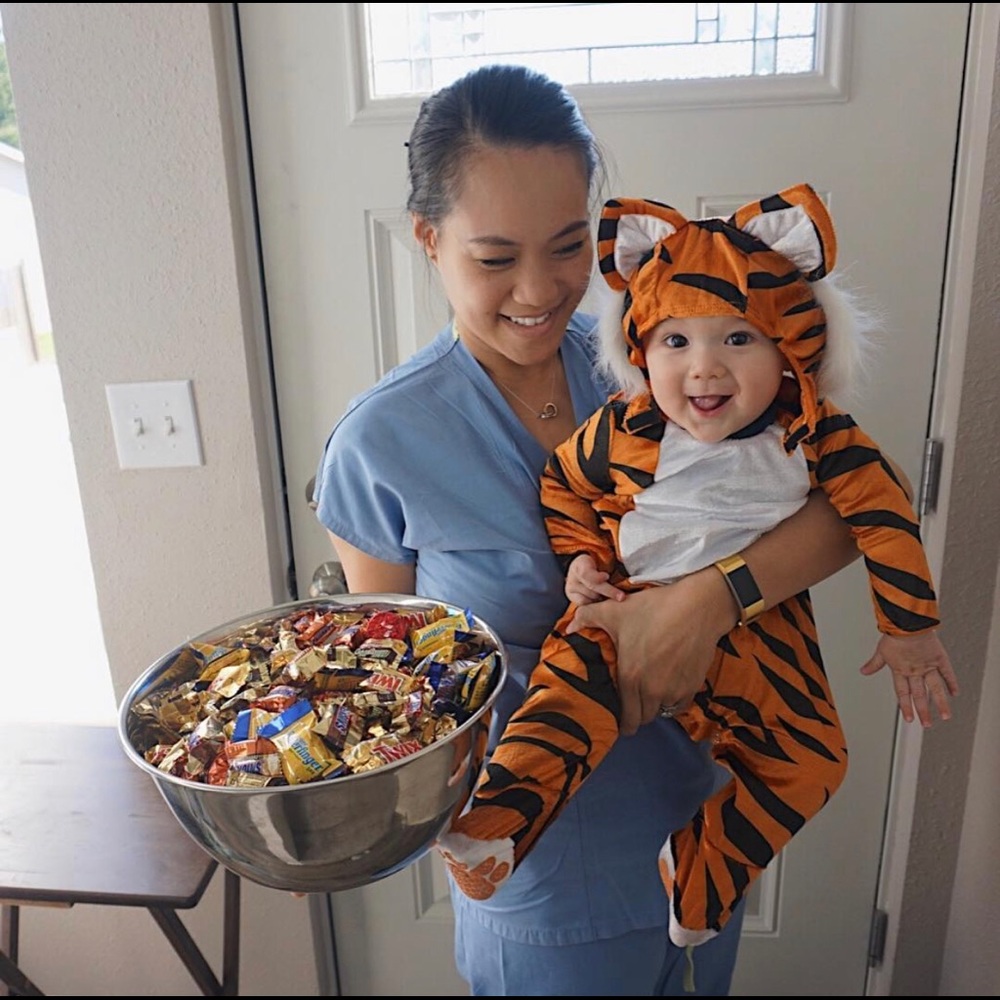 0-6 Months Tiger Costume.